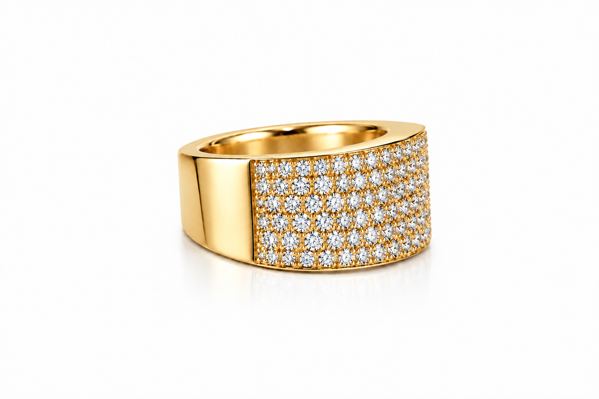 Classic Pavé Diamond Ring
