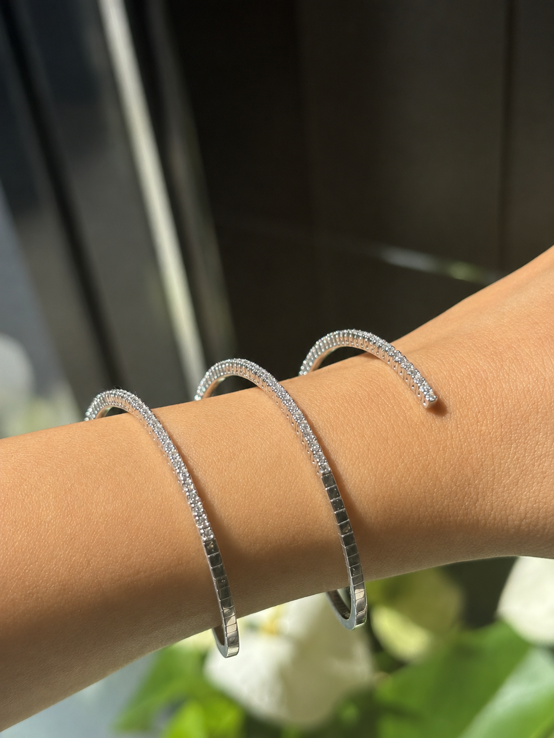 Triple Spiral Bangle