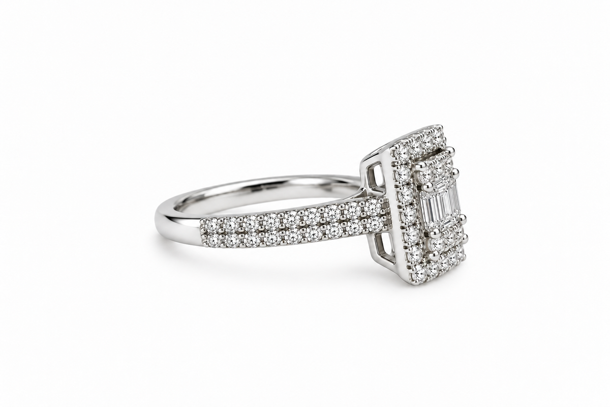 Emerald Diamond Ring