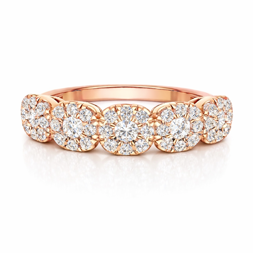 Small Five star ring