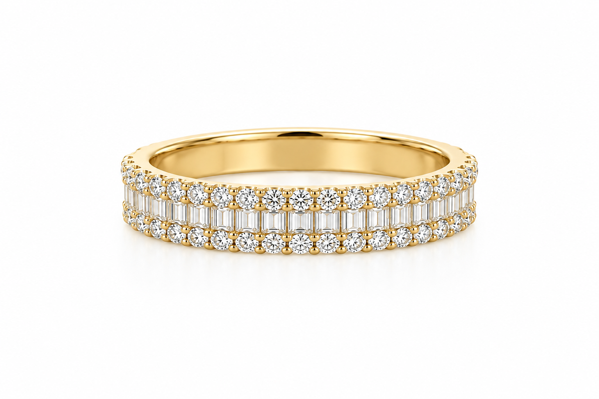 Medium Bagio Ring - 0.70ct