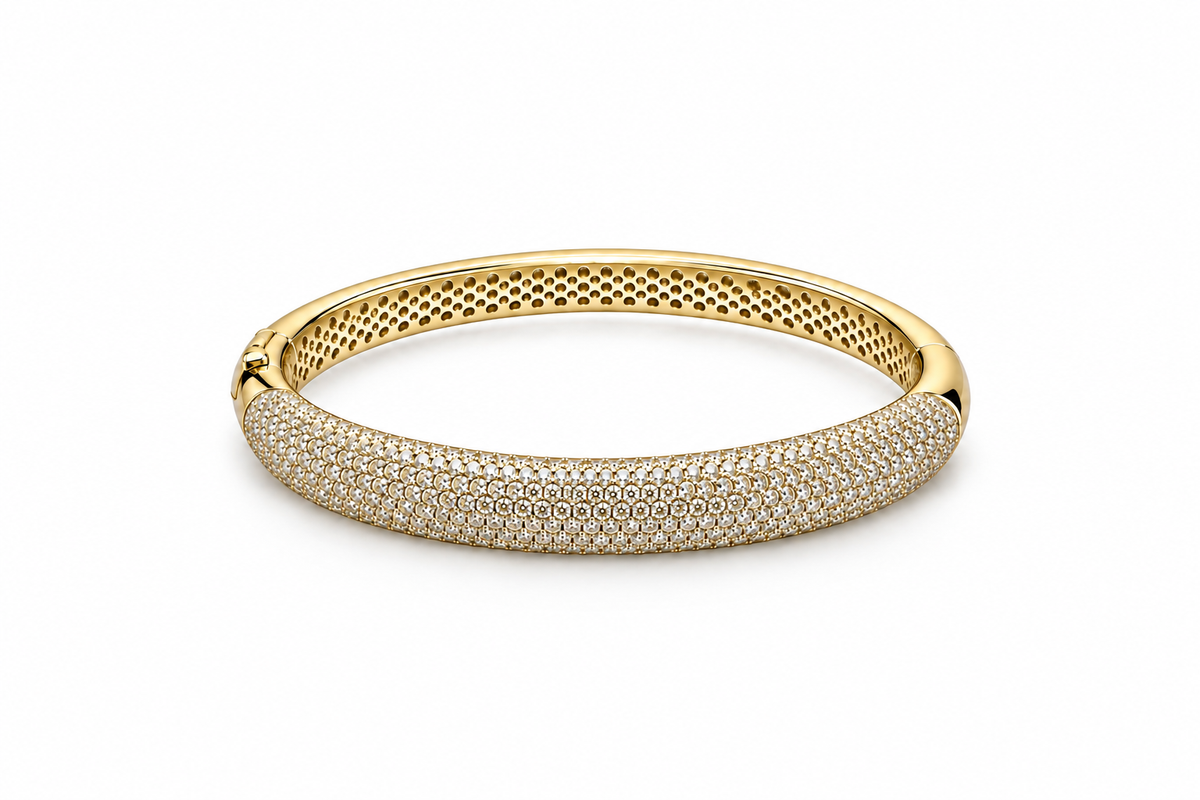 Pavé Diamond Bangle