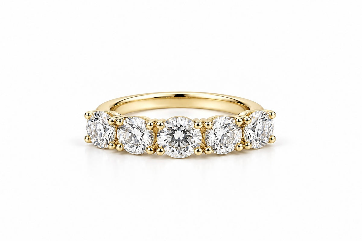 Five Stone Diamond Ring-2.50ct
