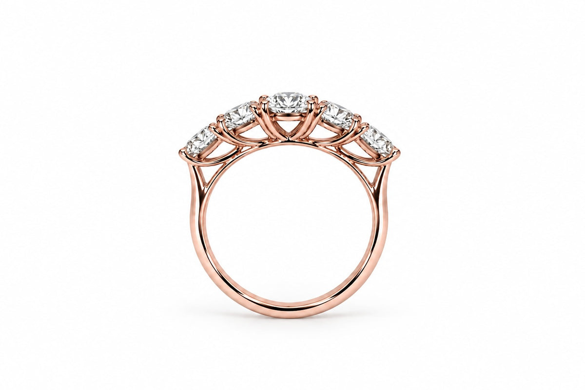 Five Stone Diamond Ring-2.50ct