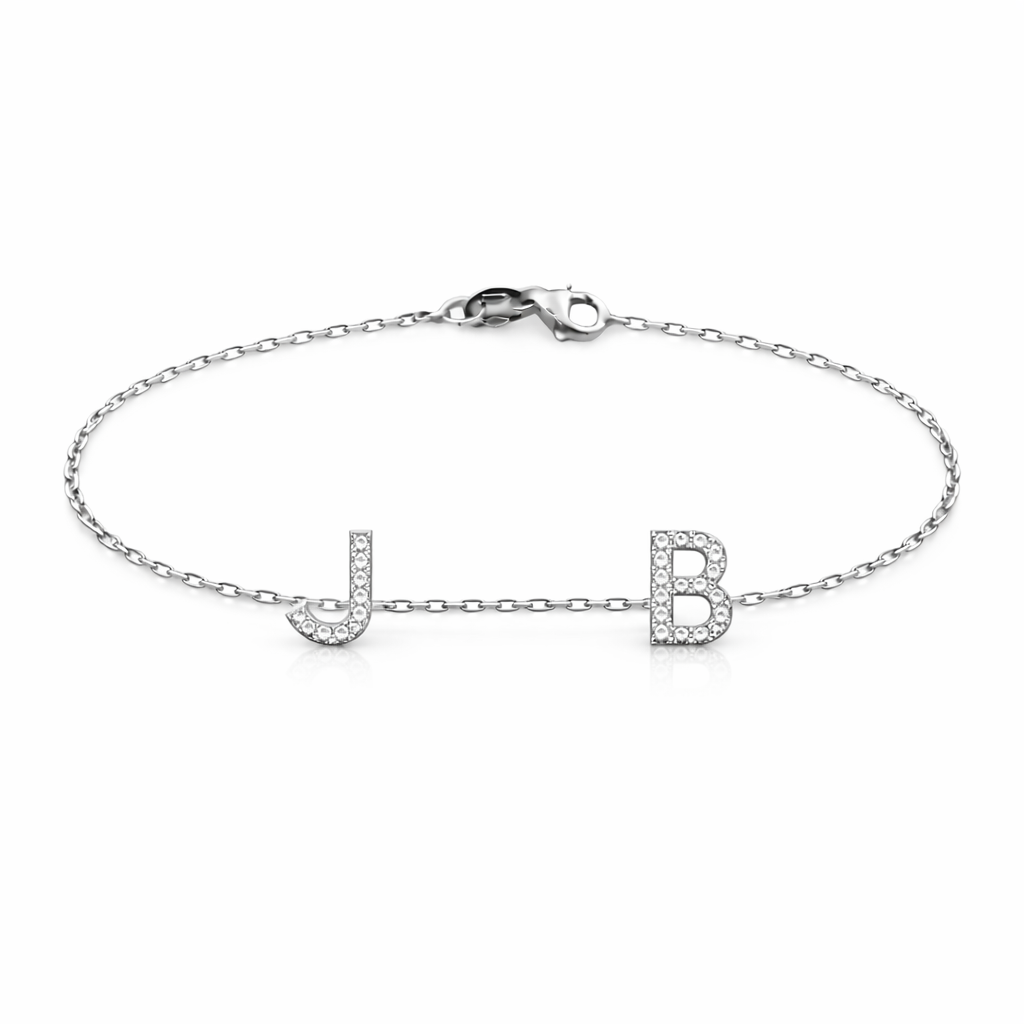 Double Initial Bracelet