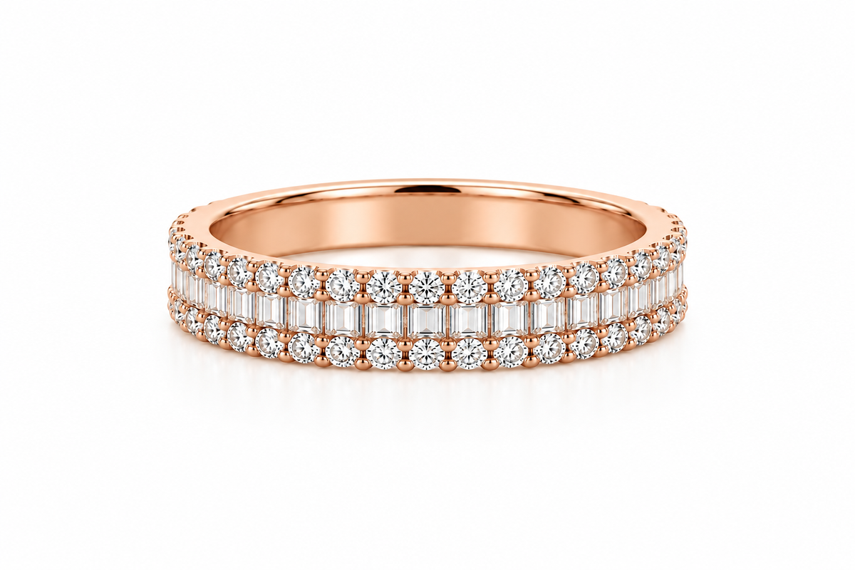 Medium Bagio Ring - 0.70ct