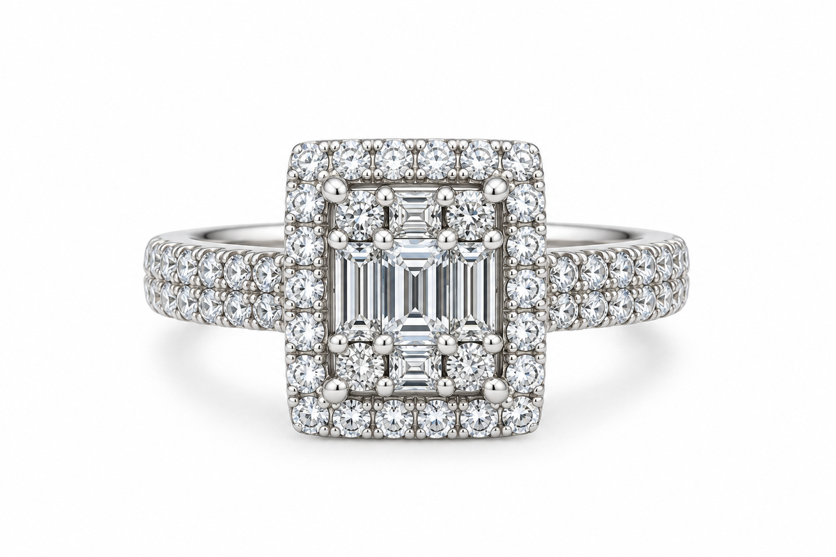 Emerald Diamond Ring