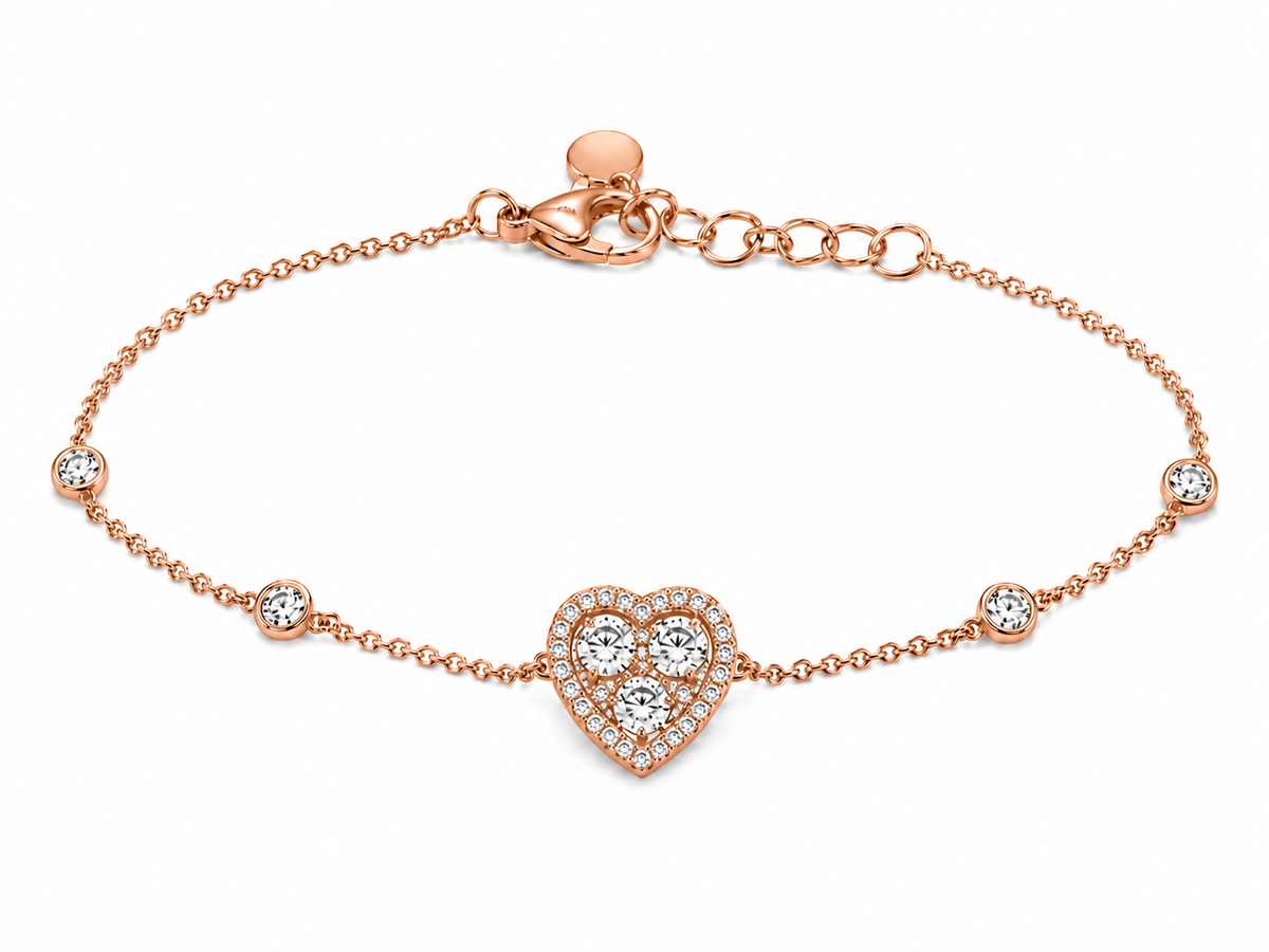 Heart Diamond Bracelet