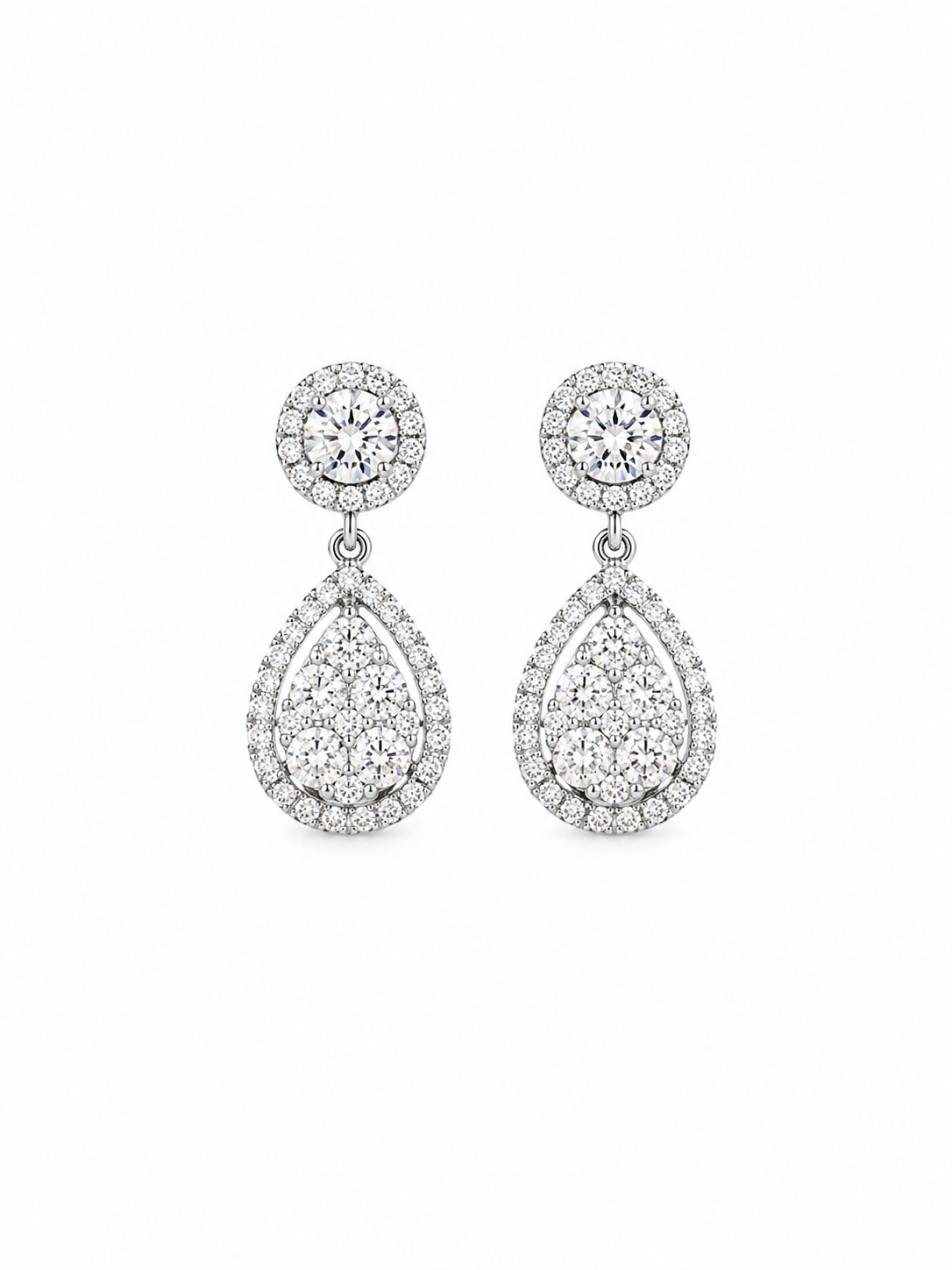 Diamond Teardrop Earrings