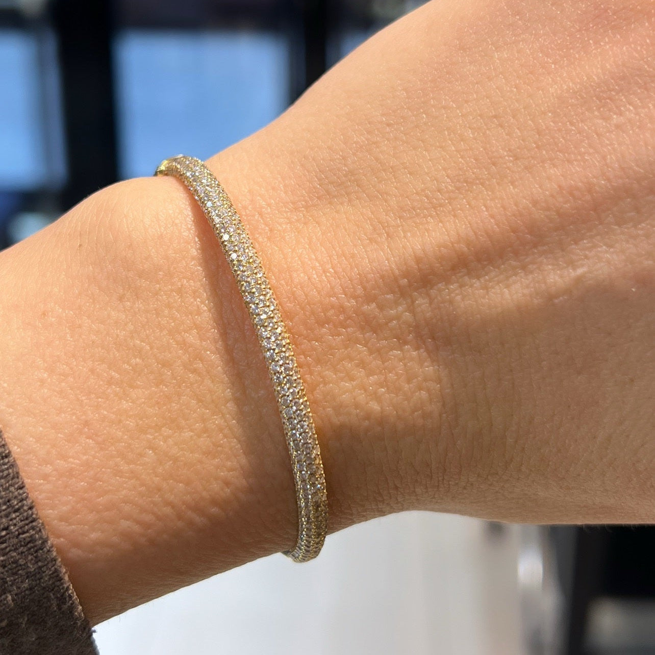 Carat Pave Bangle