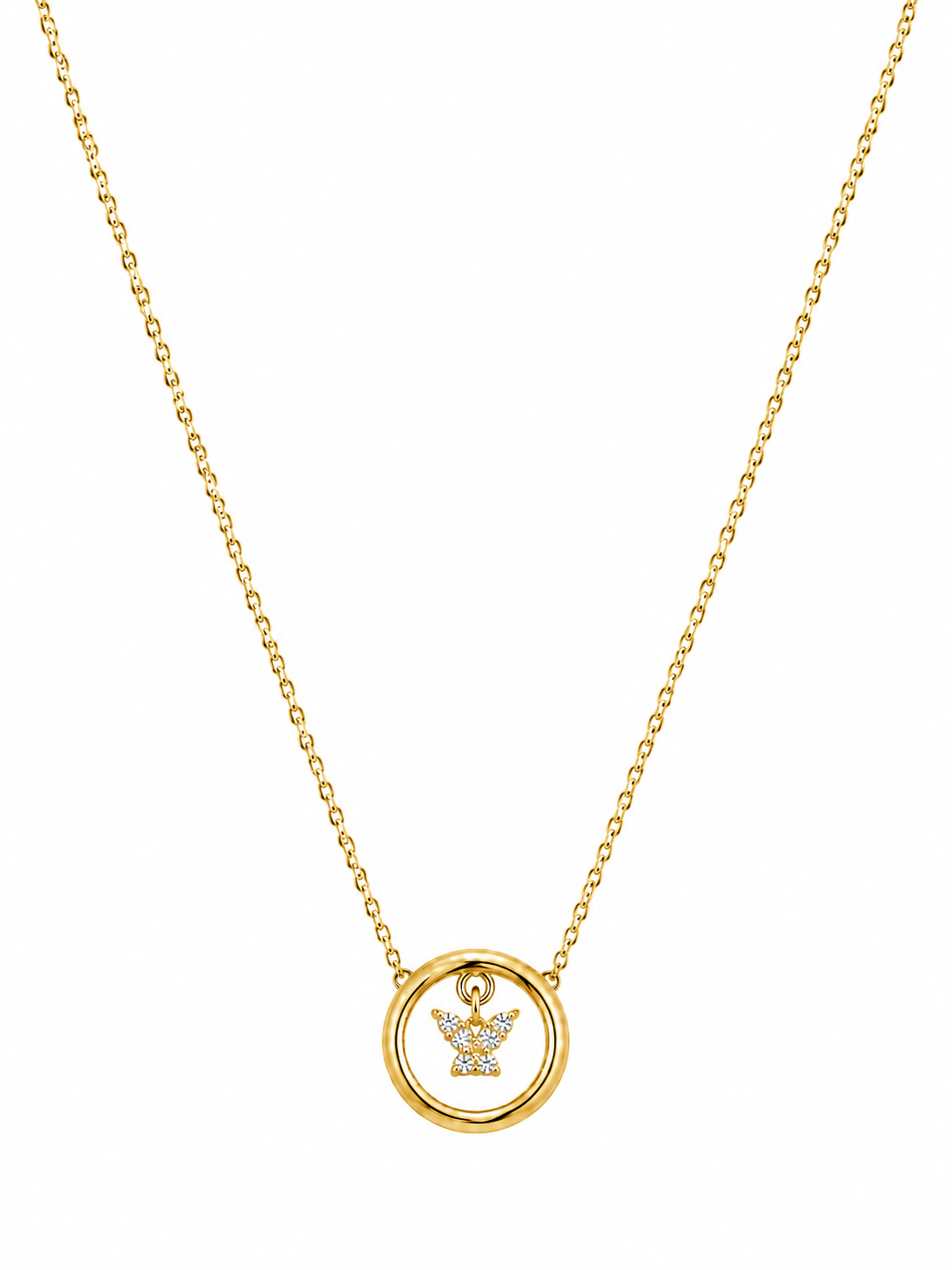 Butterfly Pendant Necklace