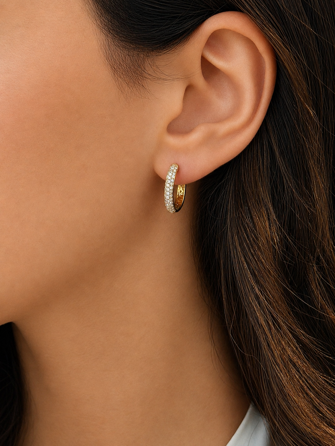 Golden étoile hoops