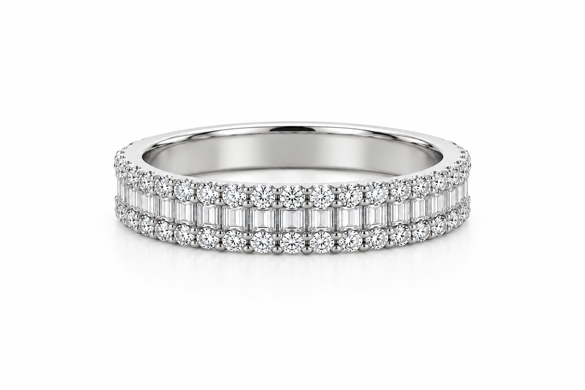 Medium Bagio Ring - 0.70ct