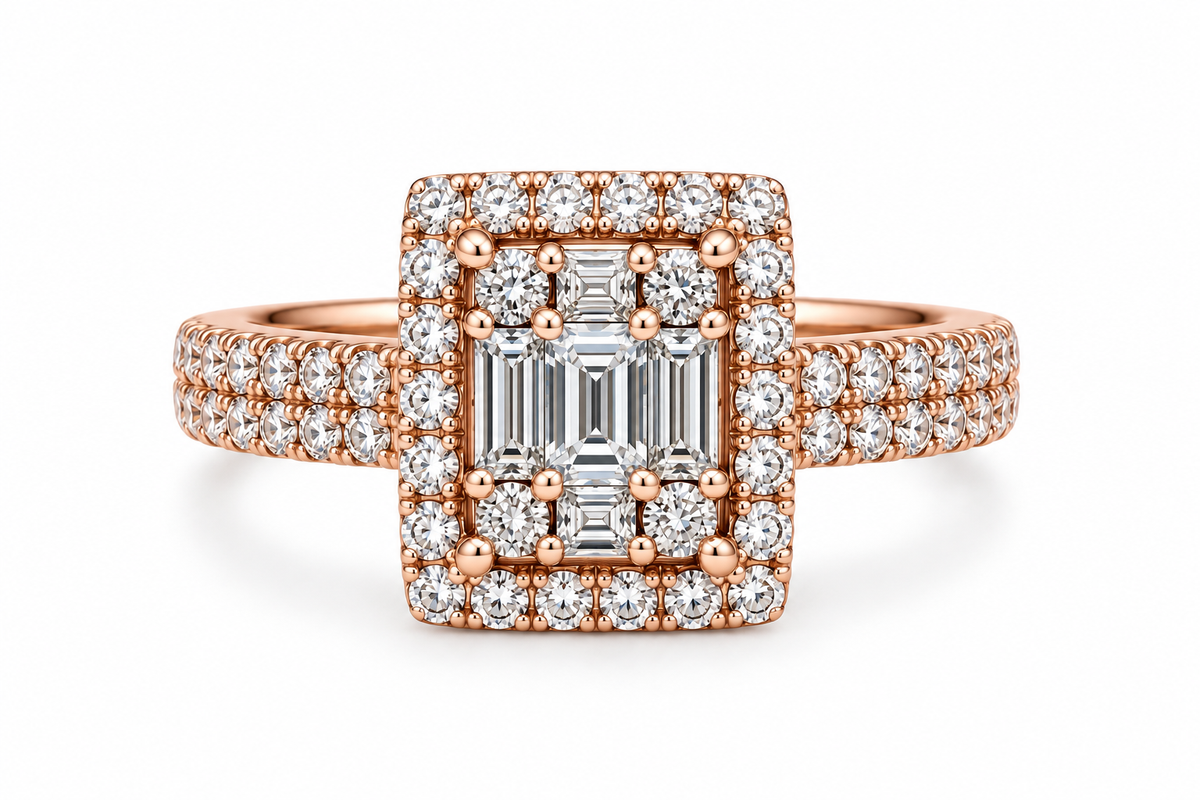 Emerald Diamond Ring