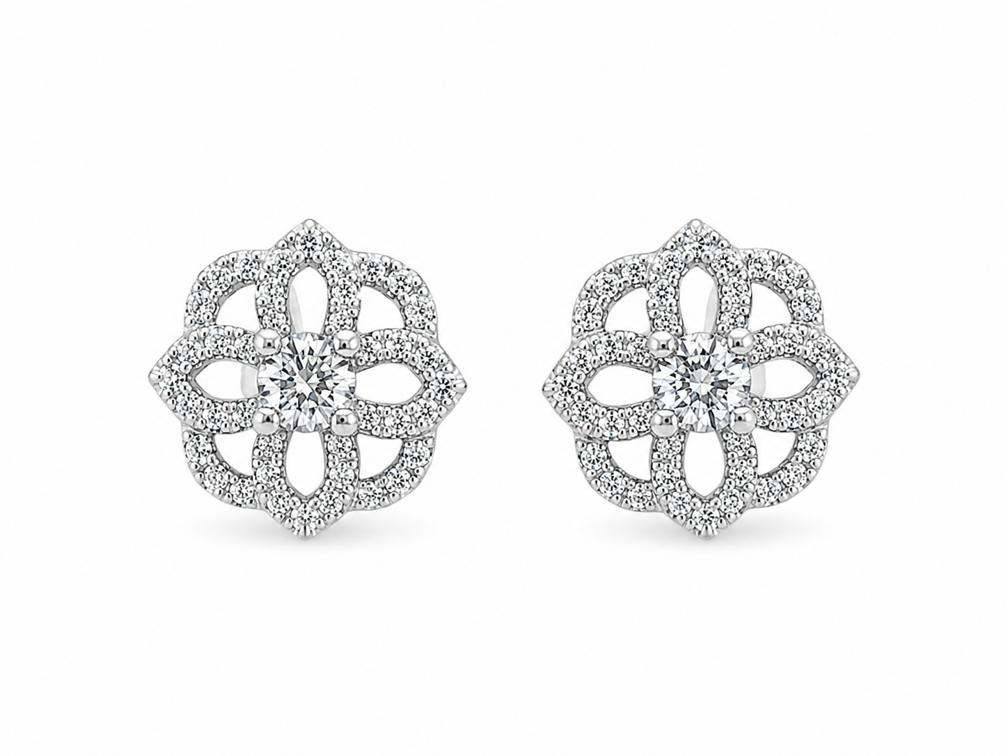 Flower Diamonds Stud