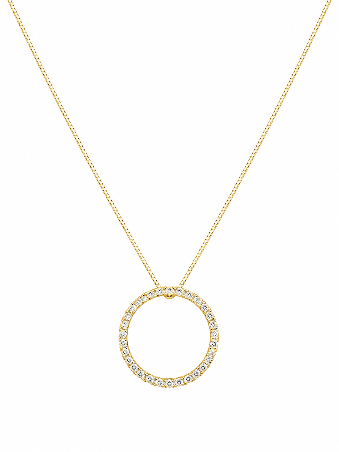 Open Circle Necklace