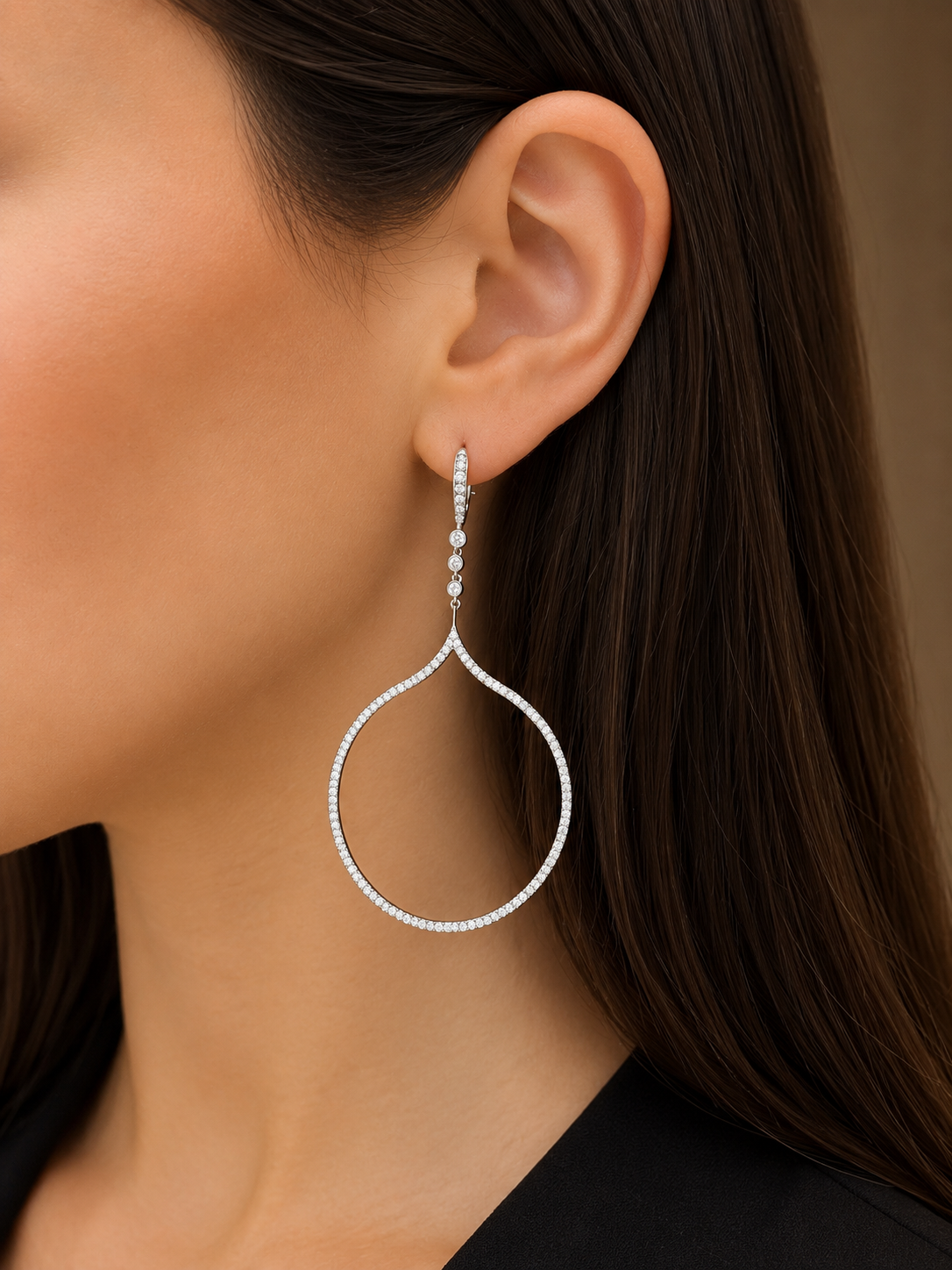 Open Drop Earring