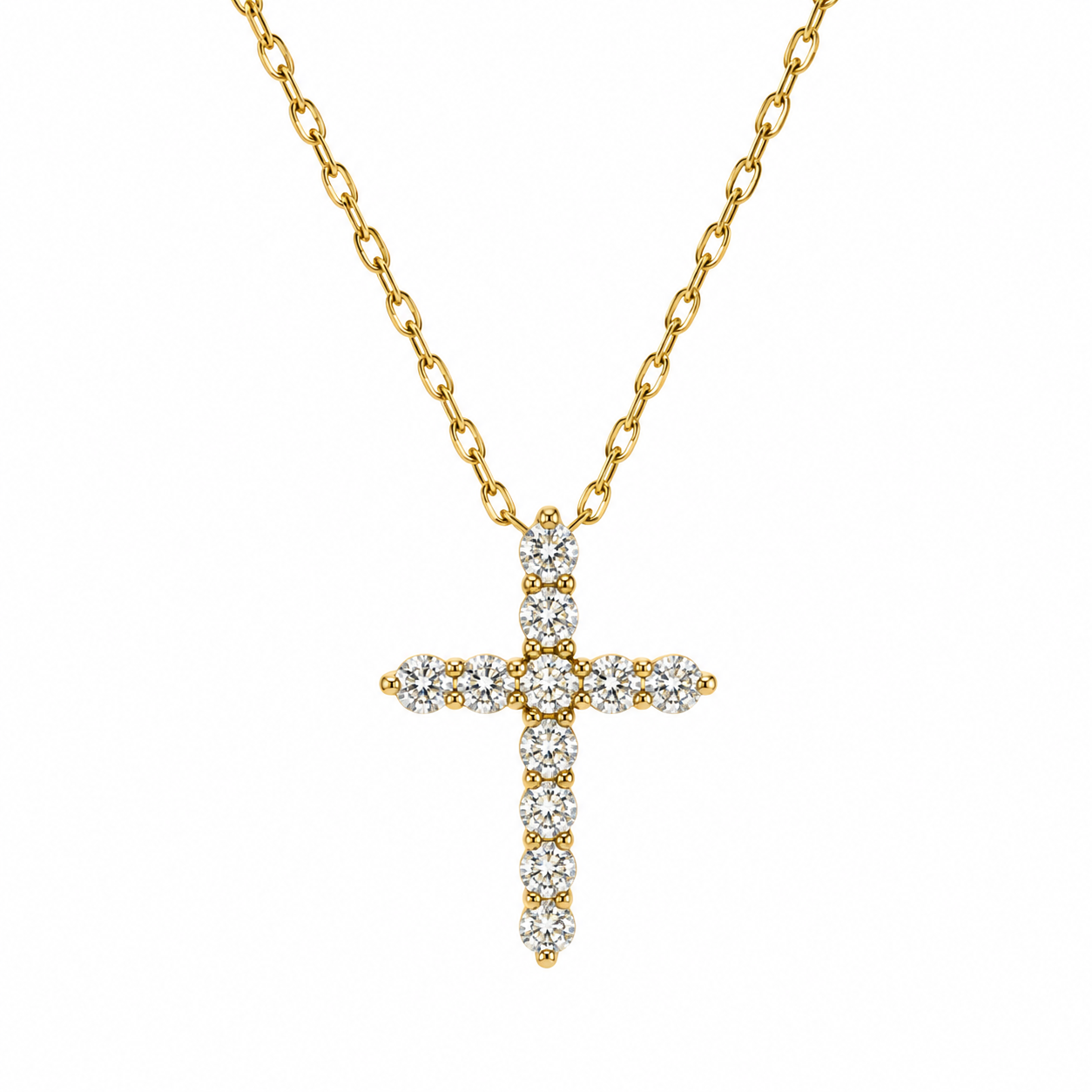 Diamond Cross Necklace