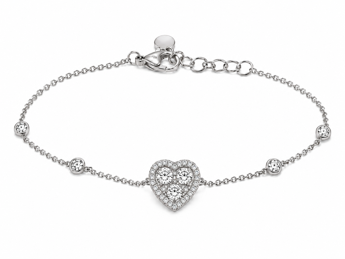 Heart Diamond Bracelet