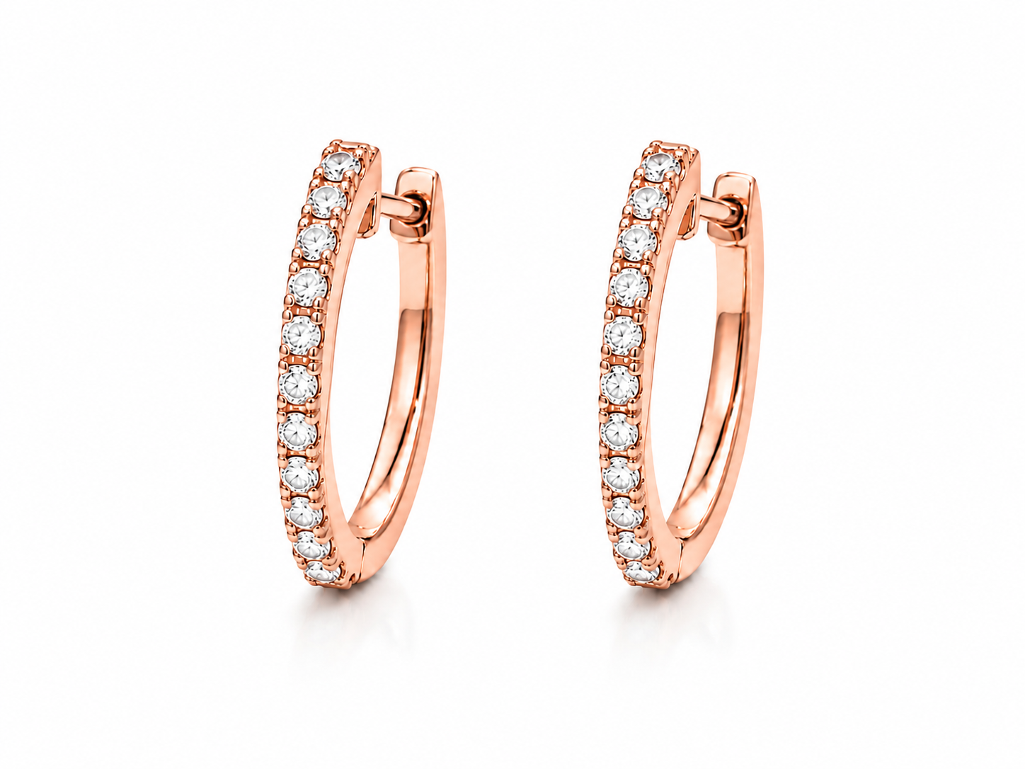 Pavé Diamonds Hoops
