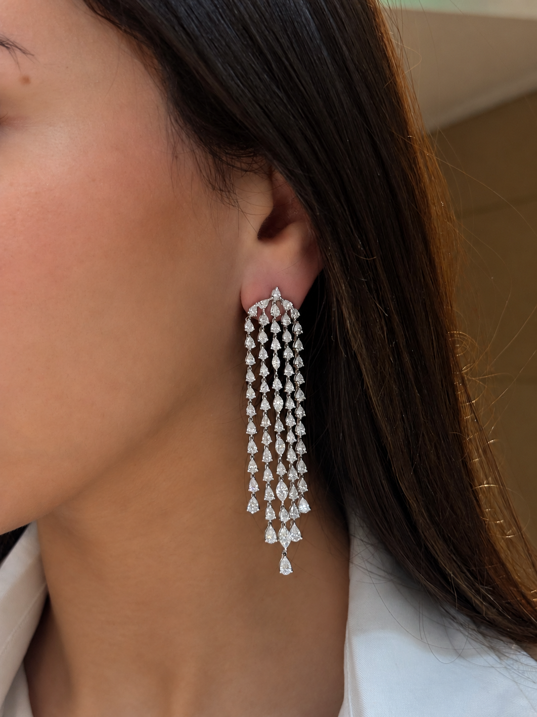 Cascade Diamond Earrings