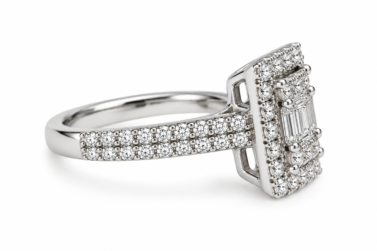 Emerald Diamond Ring
