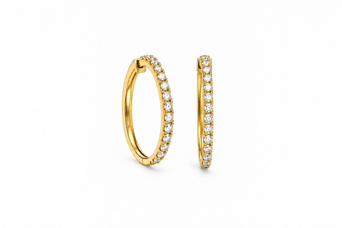 Oval shape Hoops