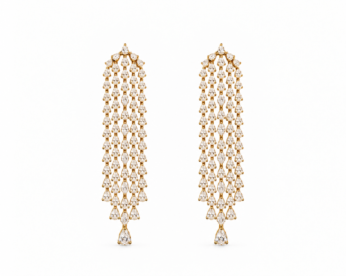 Cascade Diamond Earrings