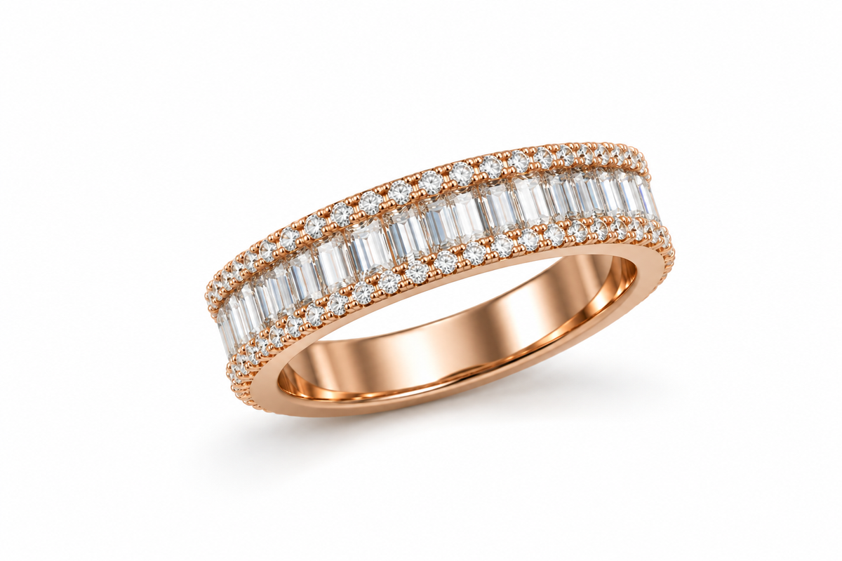 Bagio Baguette Ring- 1.30ct