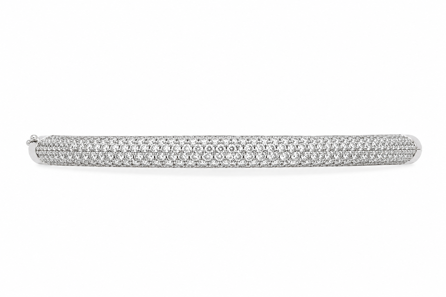 Jonc pavé de carats