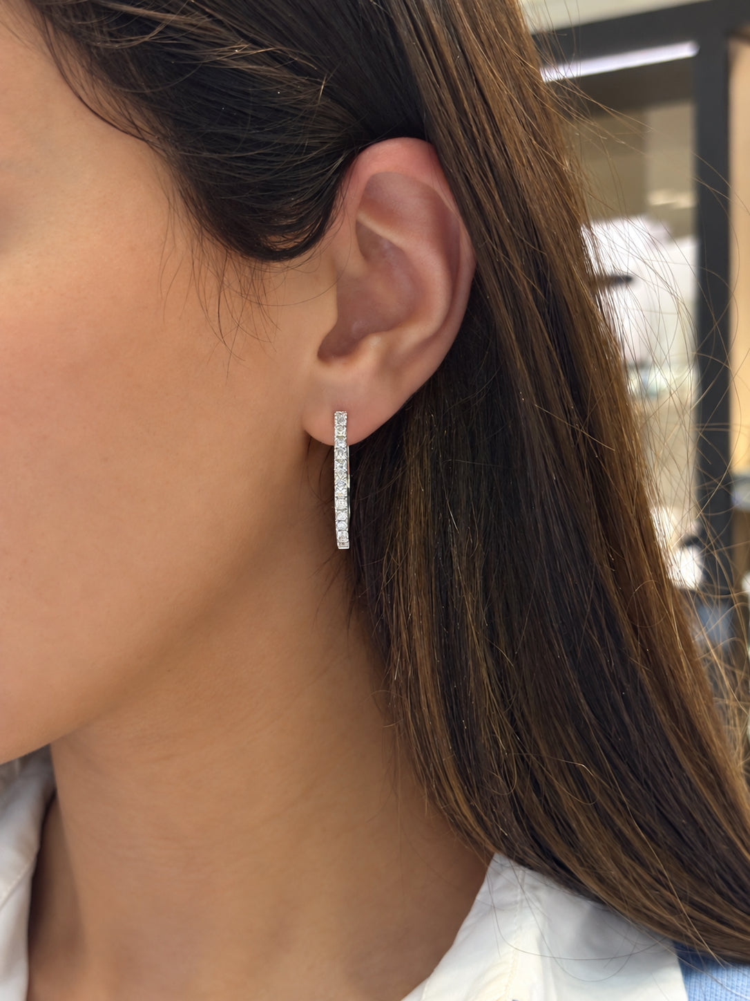 Oval shape Hoops