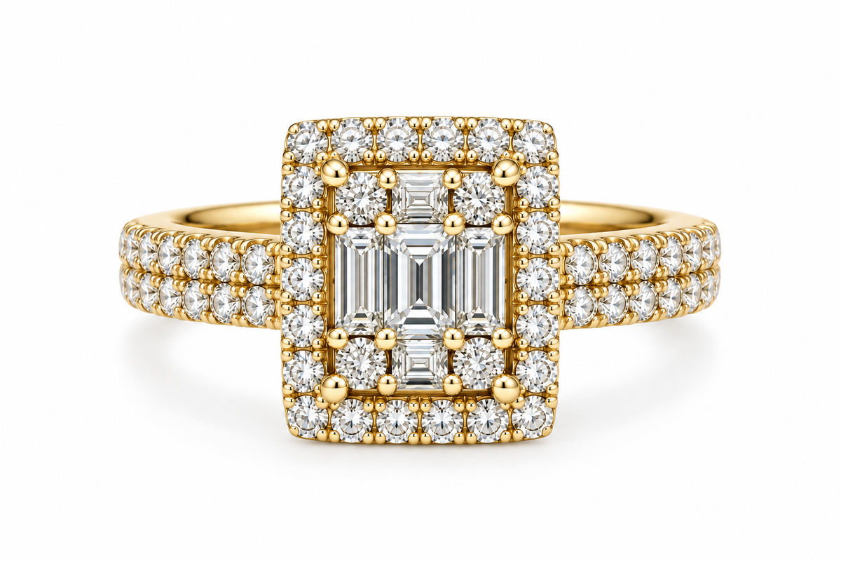 Emerald Diamond Ring