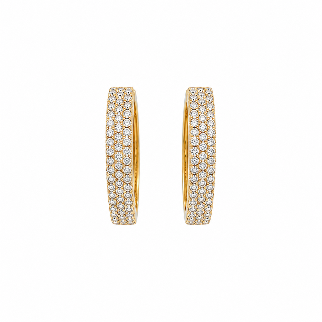 Golden étoile hoops