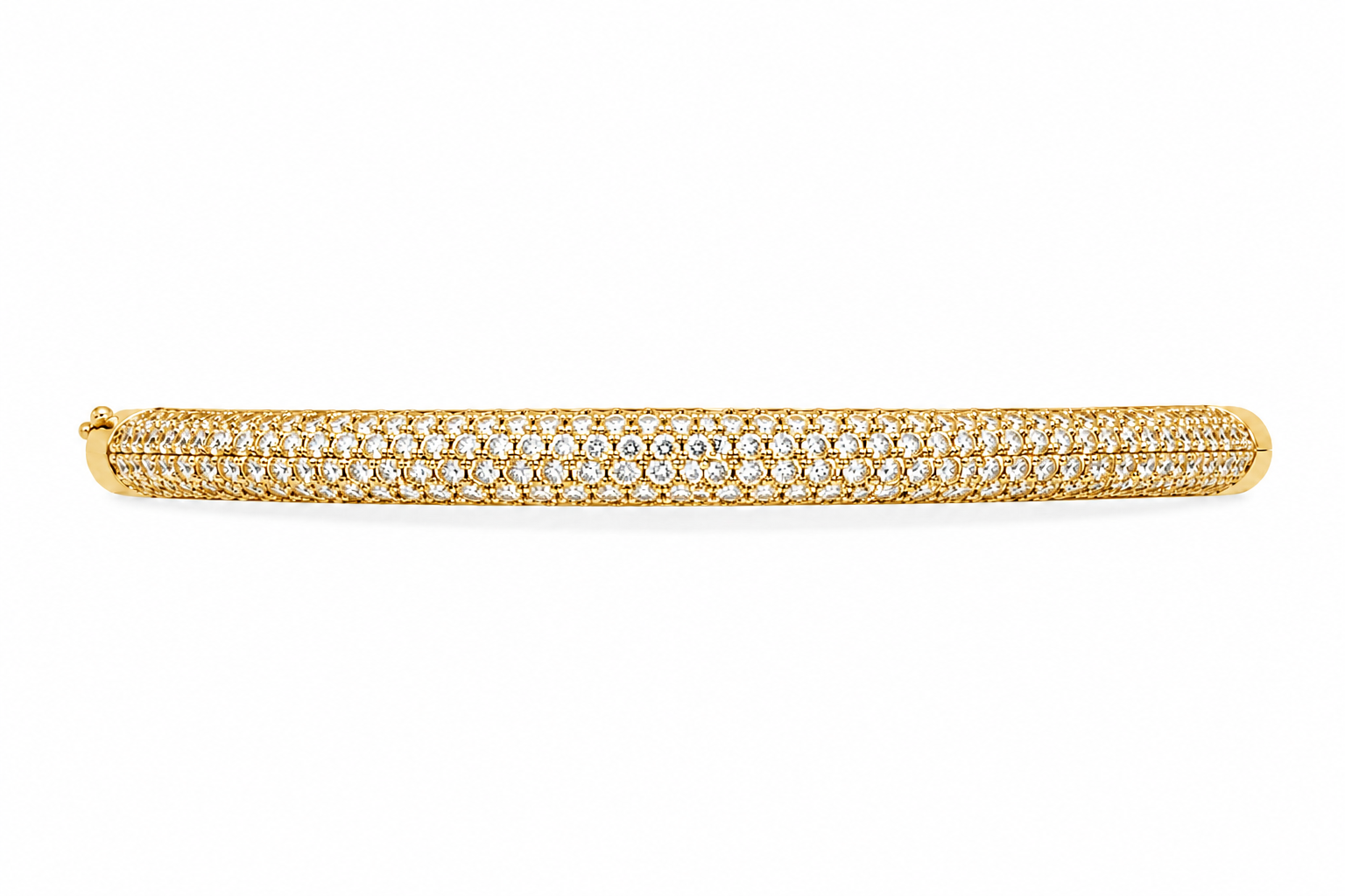 Jonc pavé de carats
