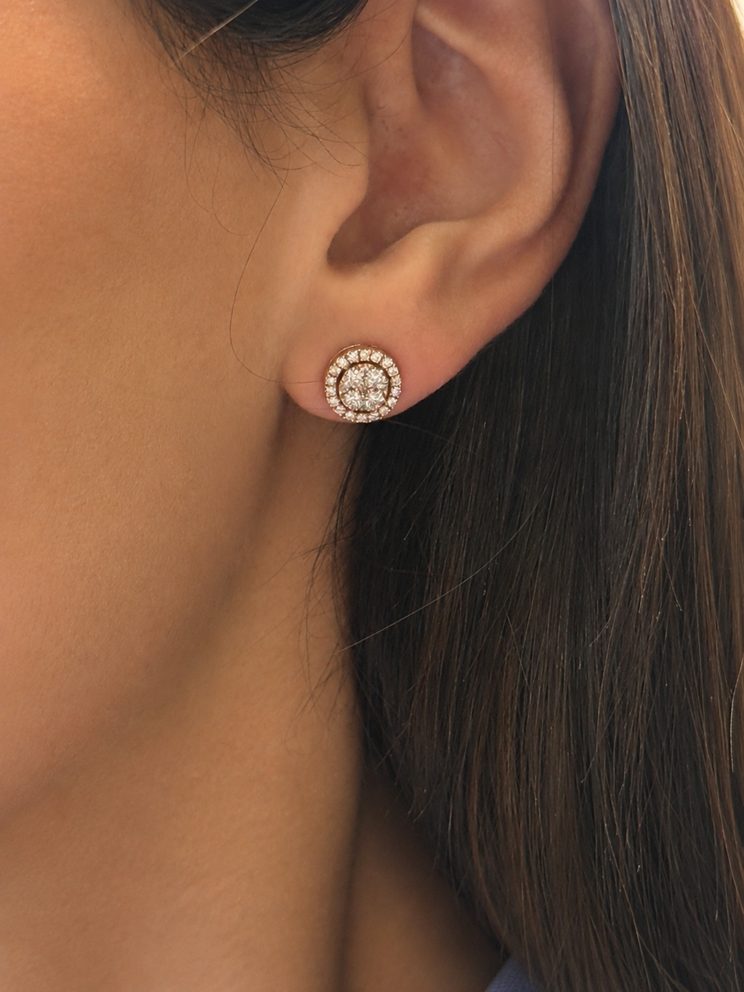 Puces d'oreilles grappe XL