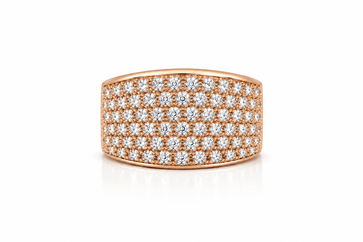 Classic Pavé Diamond Ring