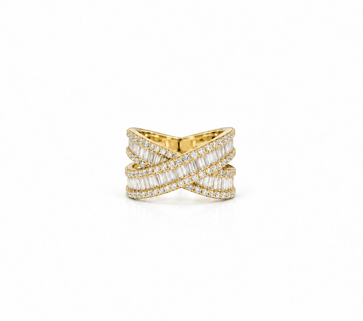 The Interlace Diamond Ring