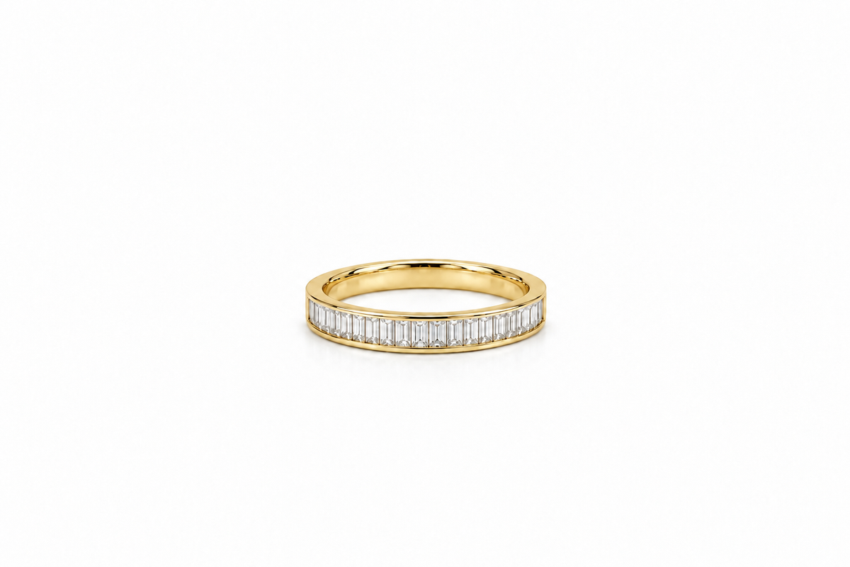 Baguette Channel Diamond Ring
