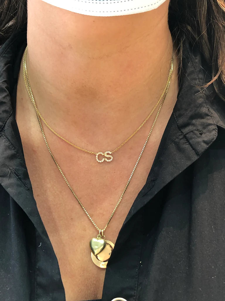 Double Initial Necklace