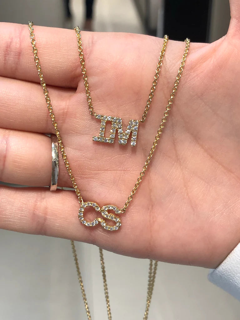 Double Initial Necklace