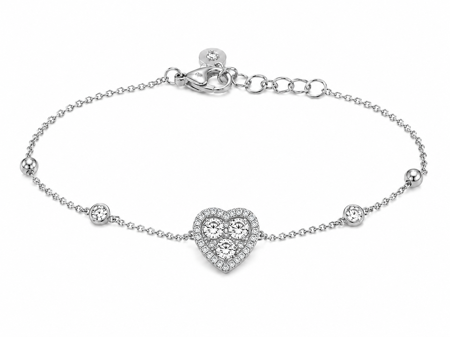 Heart Diamond Bracelet