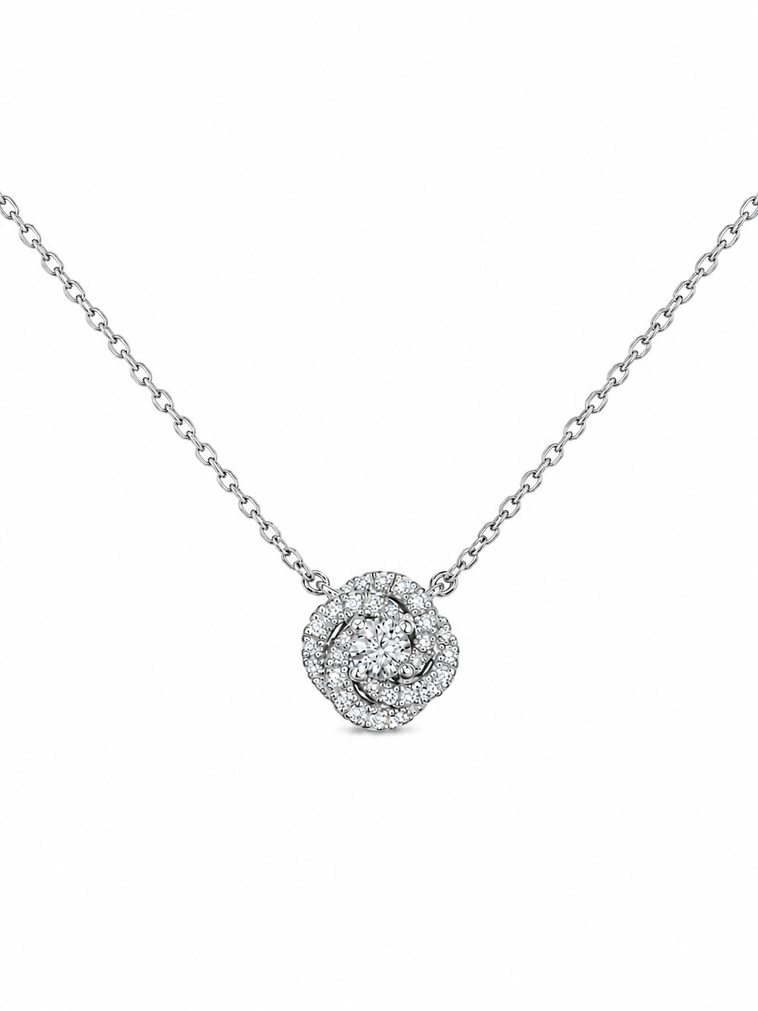 Diamond Bloom Necklace - 18K gold