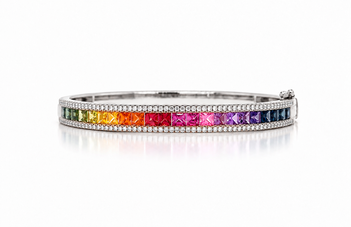 Rainbow Bagio Bangle