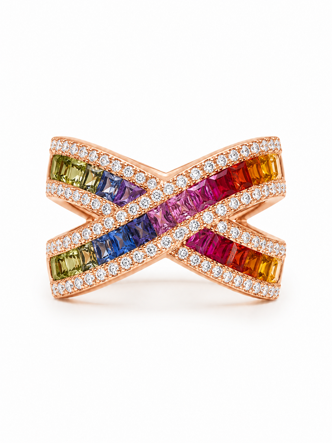 X Rainbow Ring