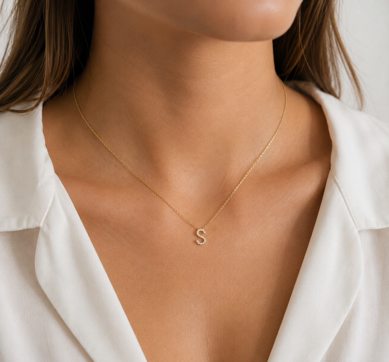 Initial Pendant Necklace