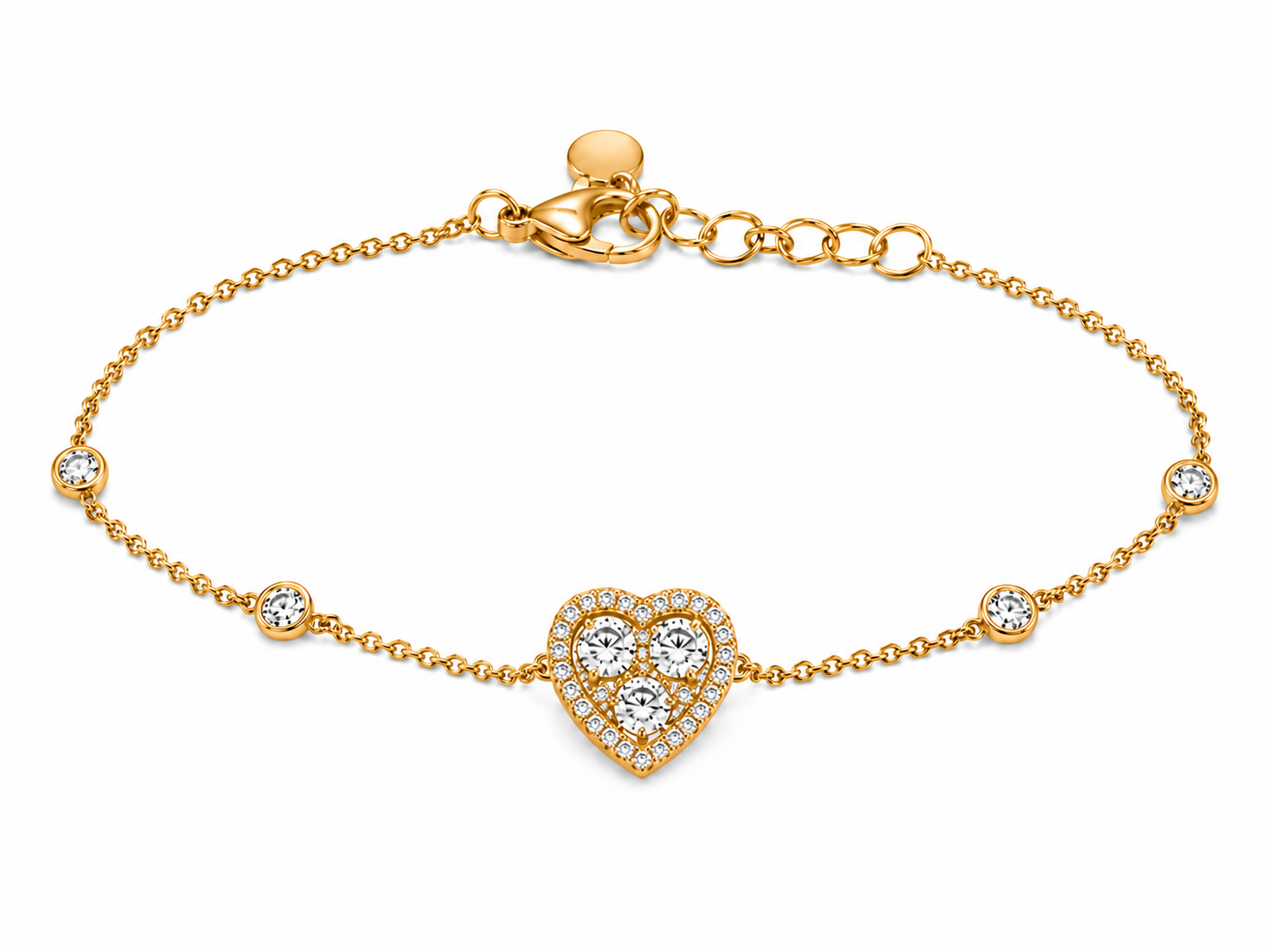 Heart Diamond Bracelet