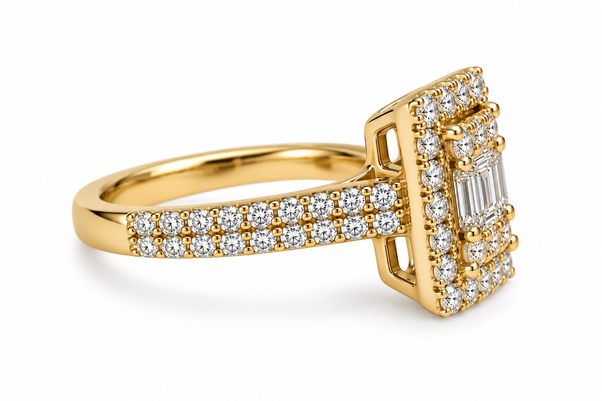 Emerald Diamond Ring