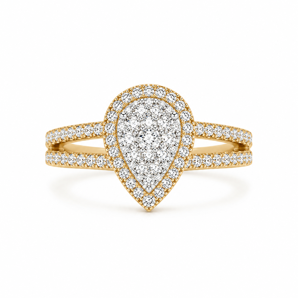 Luna Pear Ring