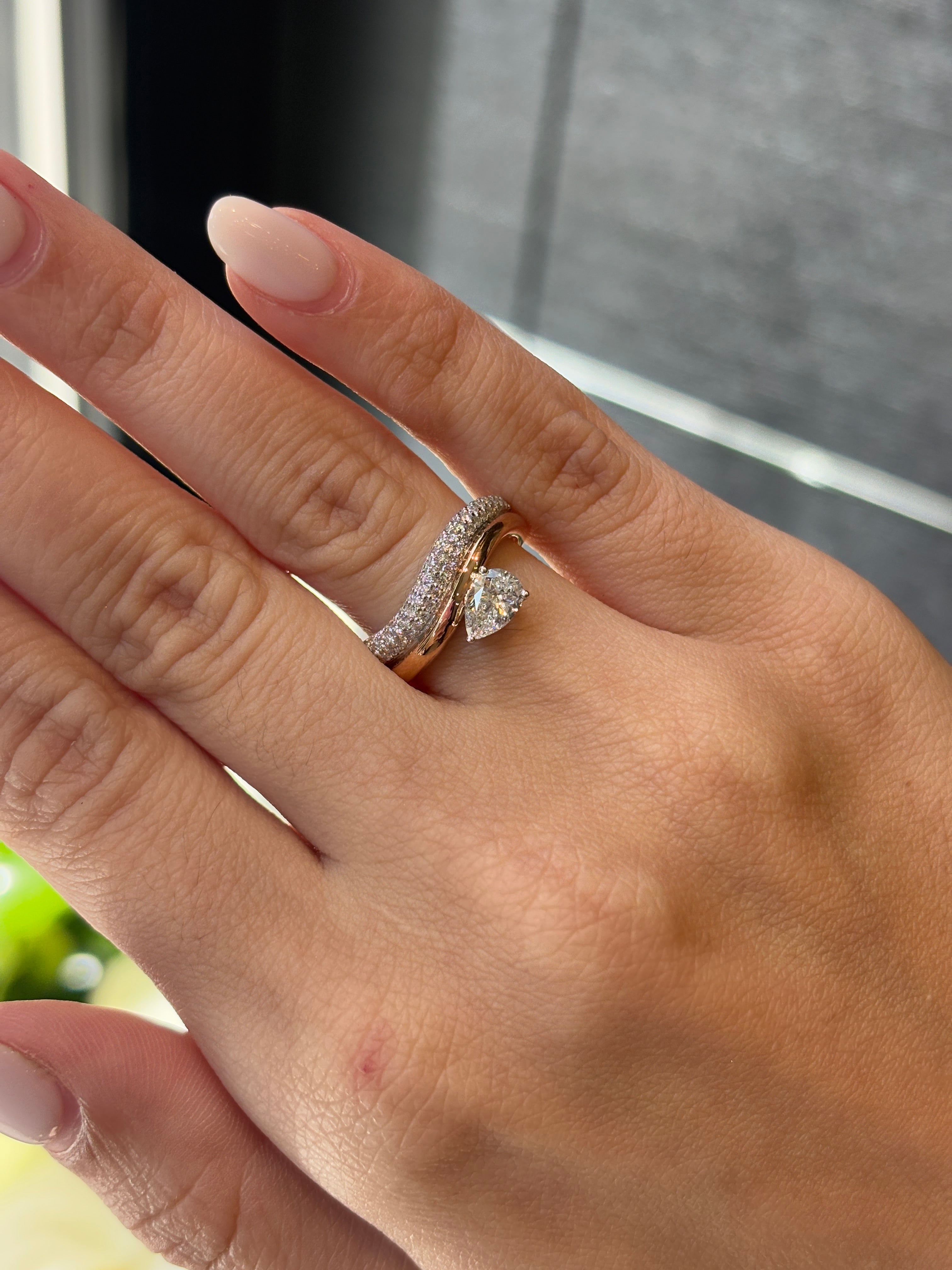 Pearl Drop Ring