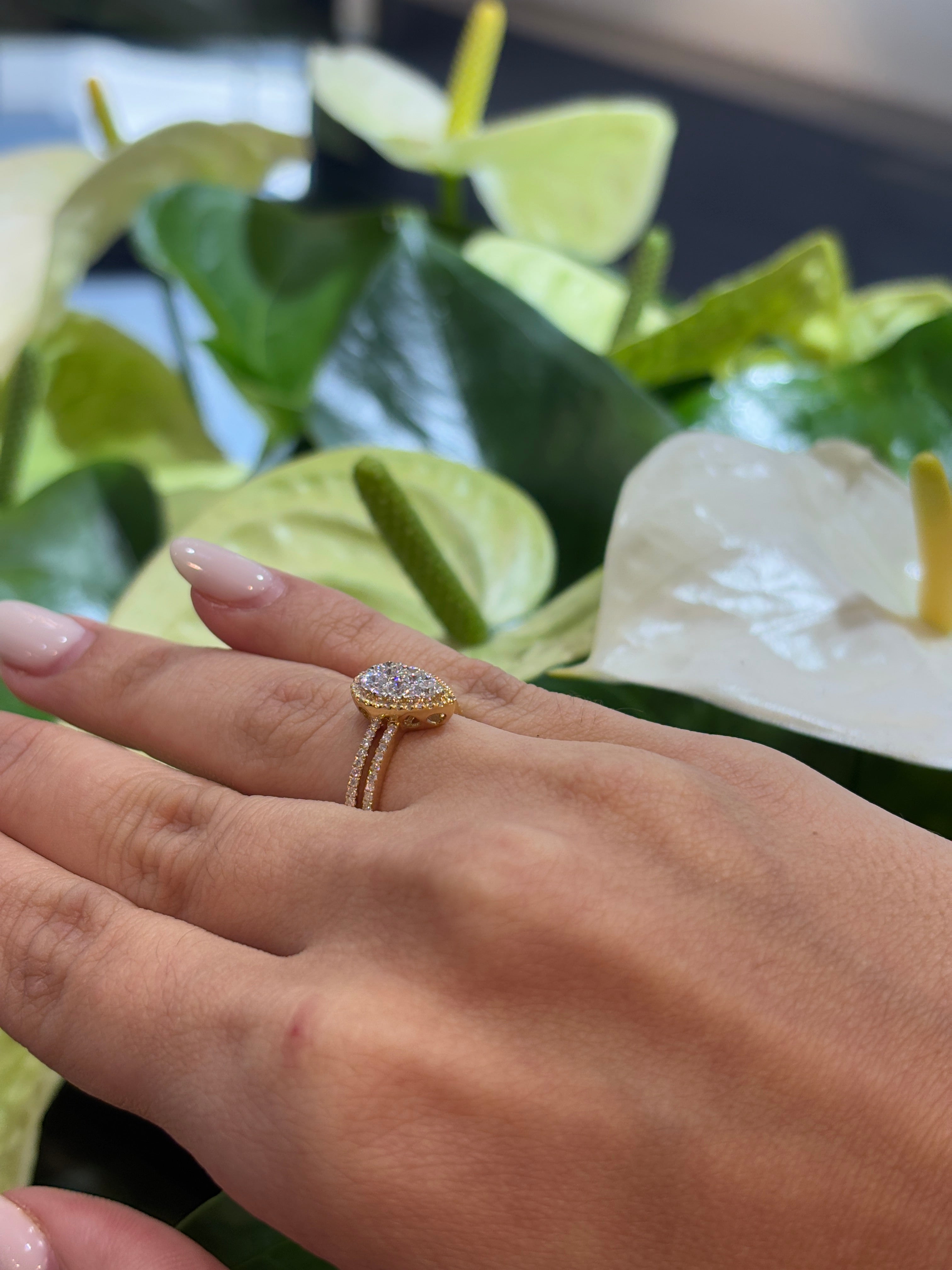 Bague Poire Luna